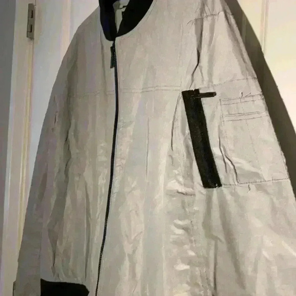 FRIED-DENIM Mens Reflector Jacket with Zipper and Pockets - Picture 3 of 7